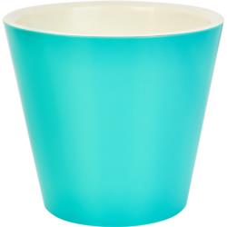 London 330 mm /16L (karton 4 szt) Osłonka plastikowa z doniczką wewnętrzną, na kółkach, niebieski jaśmin