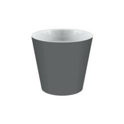 London 330 mm /16L (karton 4 szt) Doniczka plastikowa z osłonką, na kółkach, grafit