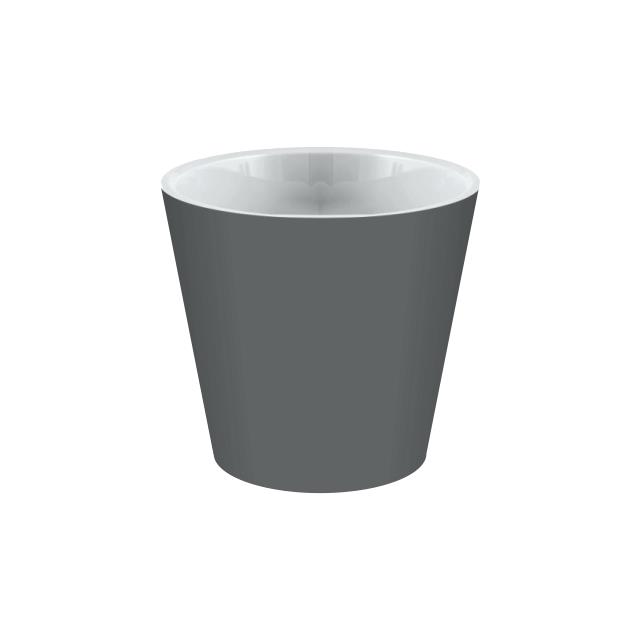 London 330 mm /16L (karton 4 szt) Doniczka plastikowa z osłonką, na kółkach, grafit