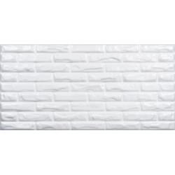 Panel dekoracyjny Brick white/13, 100     x 50 cm, 2m2