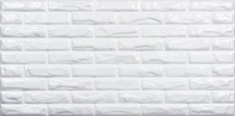 Panel dekoracyjny Brick white/13, 100     x 50 cm, 2m2