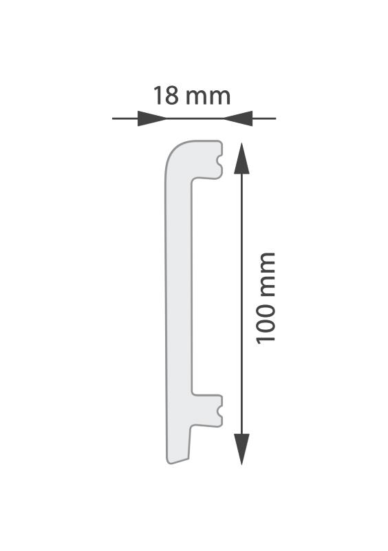 Listwa przypodłogowa DF10B