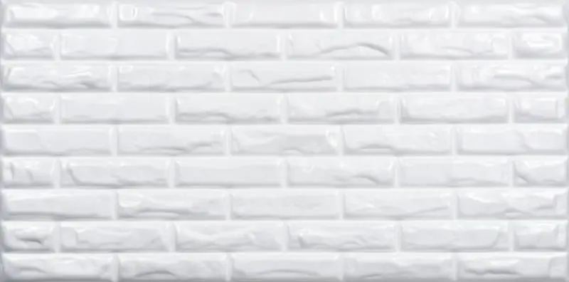 Panel dekoracyjny Brick white/13, 100     x 50 cm, 2m2