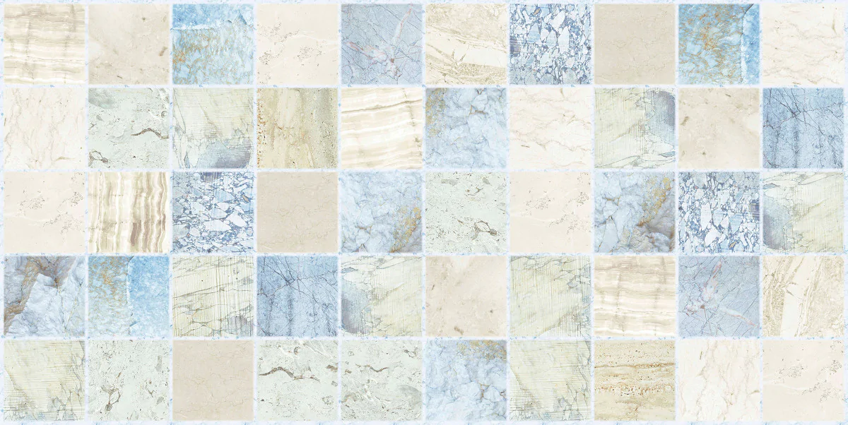 Panel dekoracyjny PVC 0101 NEW - Płytka mozaika blue