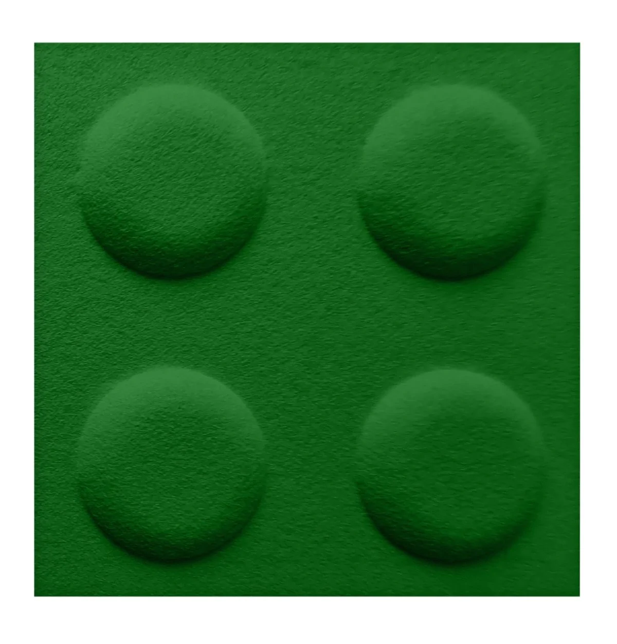 Płytka filcowa w kształcie klocka ciemno zielona 30x30 (1 szt.)