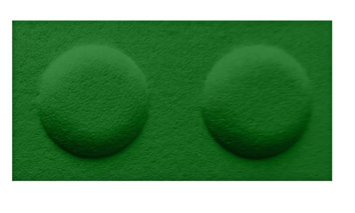 Płytka filcowa w kształcie klocka ciemnozielona 30x15 (1 szt.)