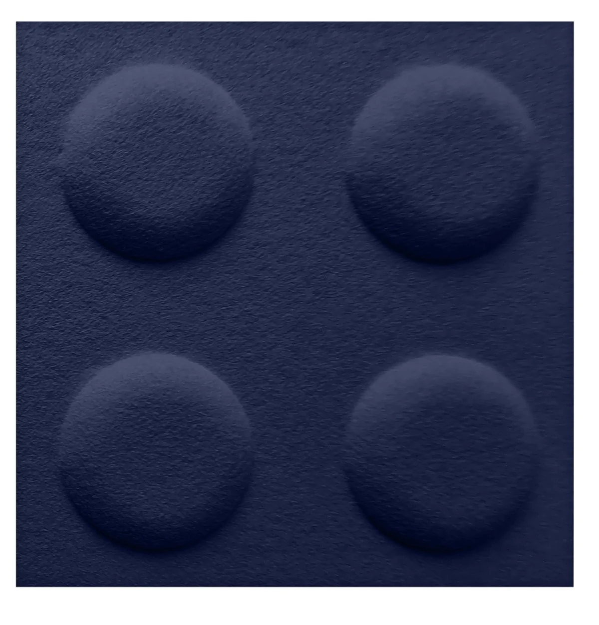 Płytka filcowa w kształcie klocka granatowa 30x30 (1 szt.)