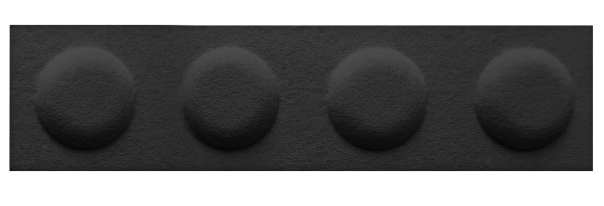 Płytka filcowa w kształcie klocka grafitowa 60x15 (1 szt.)