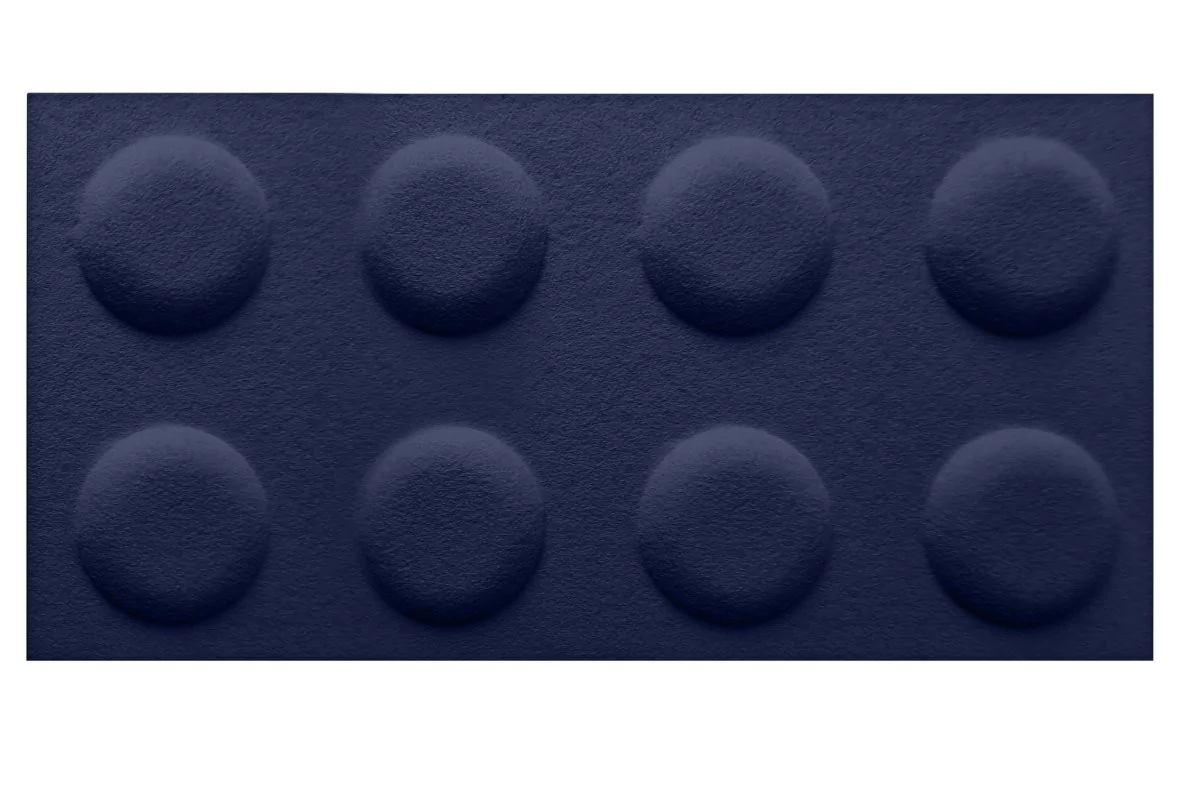 Płytka filcowa w kształcie klocka granatowa 60x30 (1 szt.)